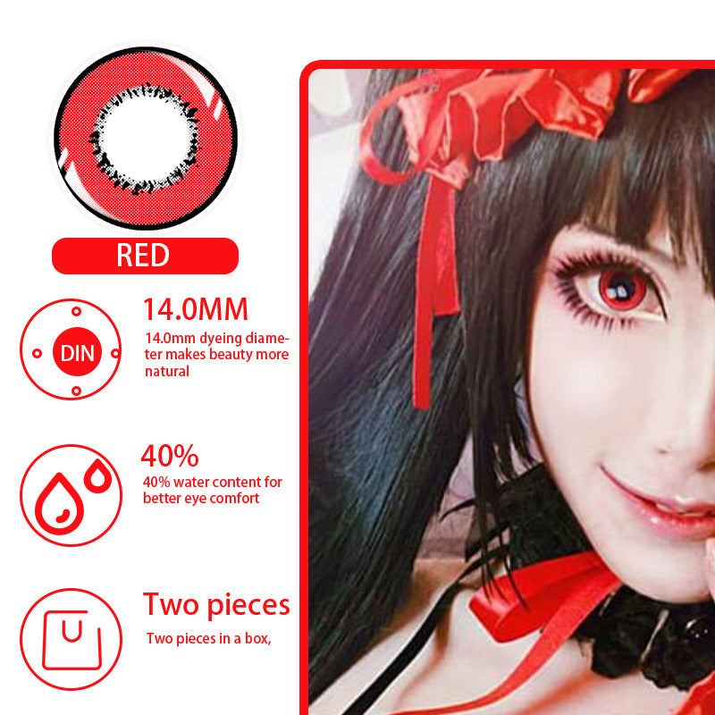 CosCon Element Harajuku 1-Year Graded Anime Doll Eye Cosplay Contact Lenses – Super Vibrant
