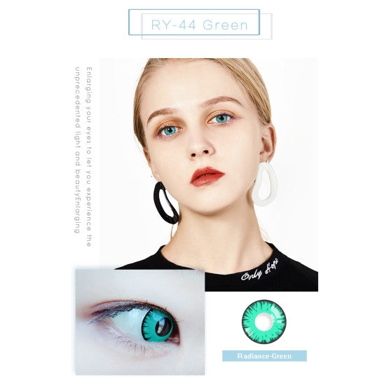 Fancy Look Radiance 1-Year Anime Doll Eye Cosplay Contact Lenses – Vibrant Series