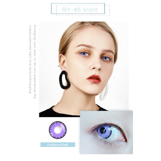 Fancy Look Radiance 1-Year Anime Doll Eye Cosplay Contact Lenses – Vibrant Series