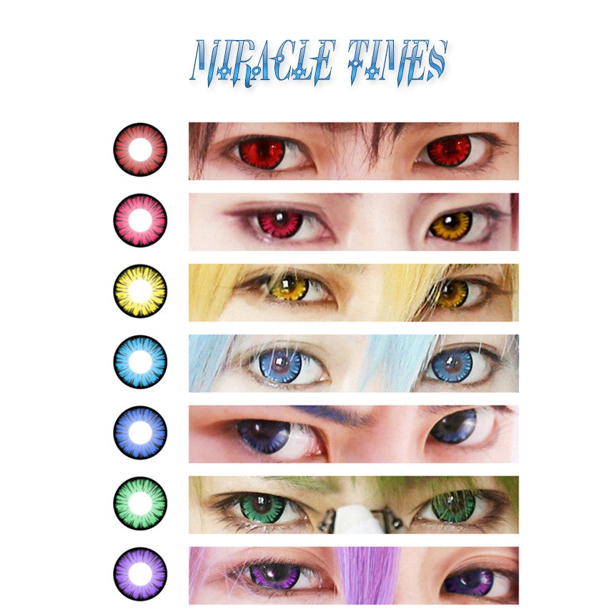 CosCon Miracle 1-Year Graded Anime Doll Eye Cosplay Contact Lenses – Vibrant Series