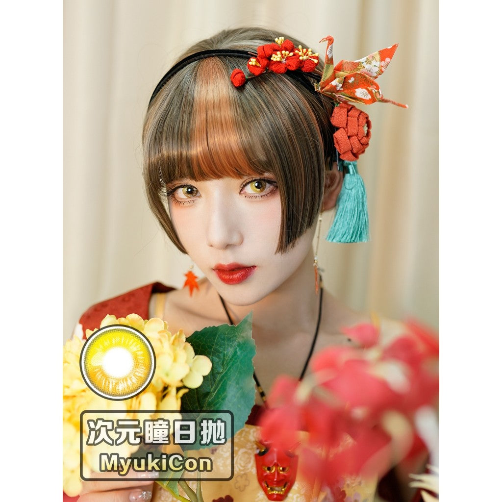 CosCon Bella 1-Year Anime Doll Eye Cosplay Contact Lenses – Super Vibrant