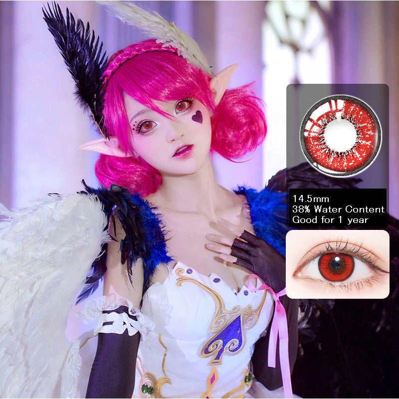 Ovolook Love Words 1-Year Graded Doll Eye Cosplay Contact Lenses