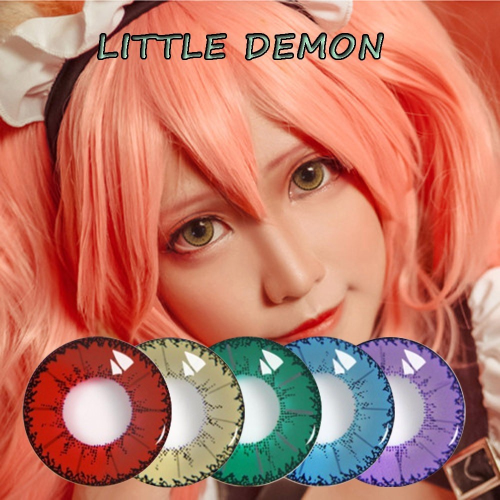 Ovolook Devil 1-Year Anime Doll Eye Cosplay Contact Lenses – Vibrant Series