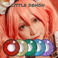 Ovolook Devil 1-Year Anime Doll Eye Cosplay Contact Lenses – Vibrant Series