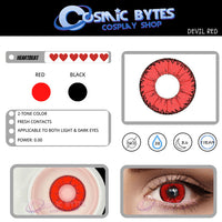 Ovolook Devil 1-Year Anime Doll Eye Cosplay Contact Lenses – Vibrant Series