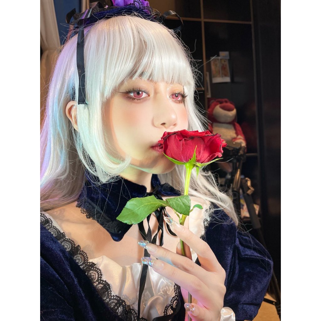 DGUGULENS 1-Year Series Korean Anime Doll Eye Super Vibrant Cosplay Contact Lenses