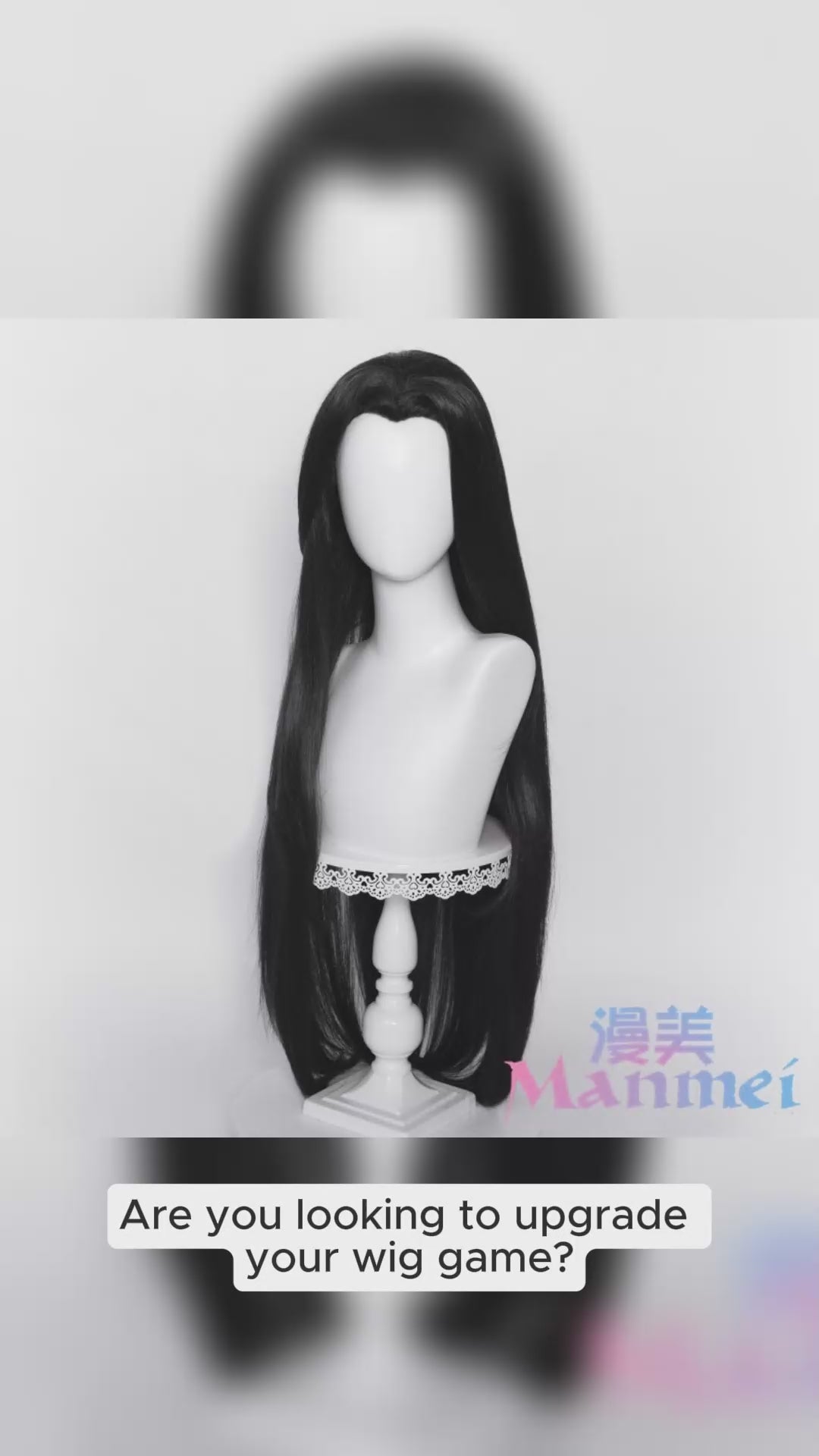 Manmei Wigs: 100cm Straight Center Tip Straight Cosplay Wigs (Authentic)