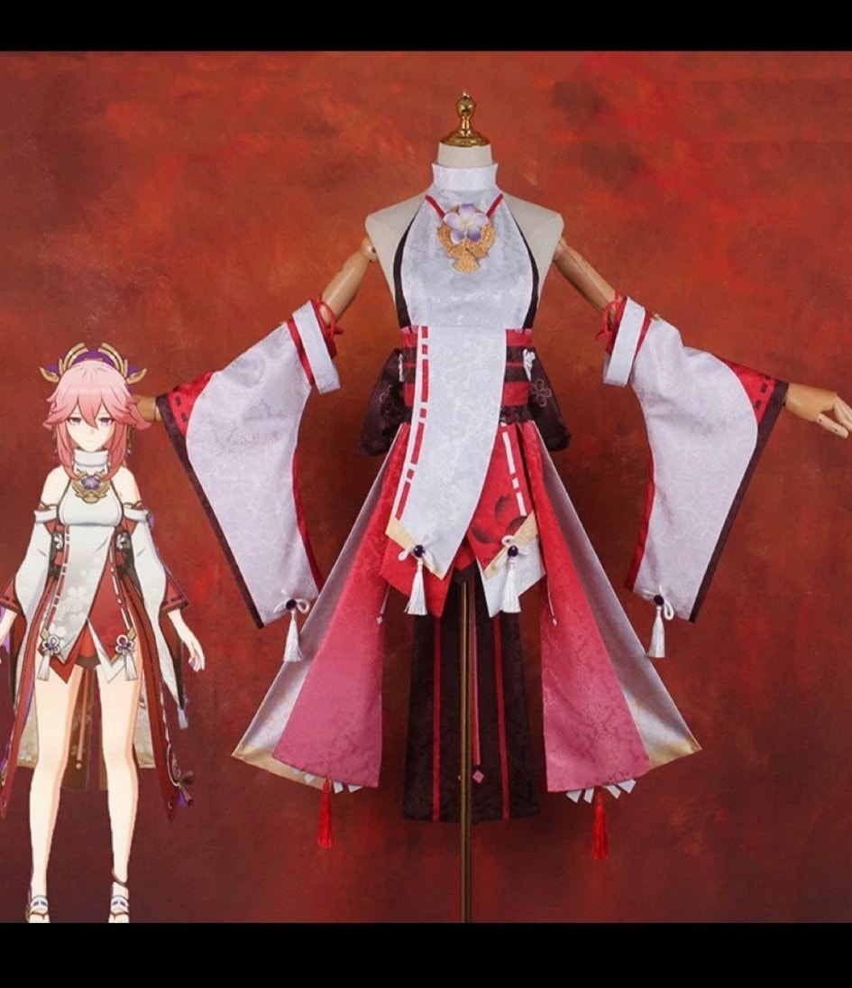 Genshin Impact Cosplay Costume Yae Miko