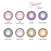 Fancy Look 1 PAIR / 2 PCS Contact Lens Shining Star Animation Contact Lens