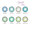 Fancy Look 1 PAIR / 2 PCS Contact Lens Shining Star Animation Contact Lens