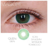 Fancy Look 1 PAIR / 2 PCS Solotica Hidrocor Queen Aurora Contact Lens Natural Look