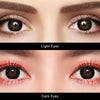 Magic Eye 1 PAIR / 2 PCS Hydrogel Contact Lens Doll Eye Effect For Dark Eyes!