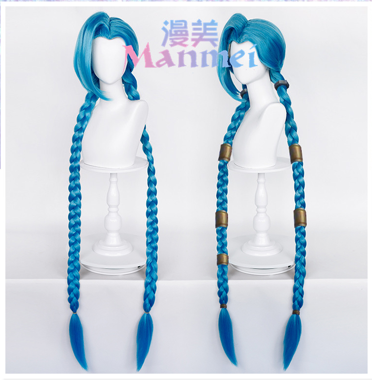 Manmei Wigs: League of Legends: Arcane Cosplay Wigs Authentic Manmei Brand Anime Game