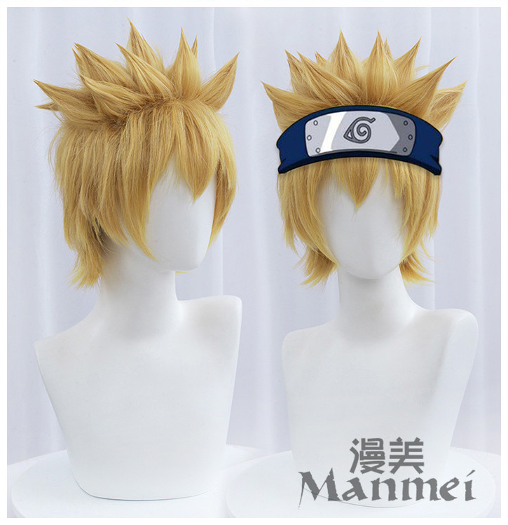 Manmei Wigs: Naruto Shippuden: Naruto Sasuke Itachi Cosplay Wigs Authentic Manmei Brand Anime Game