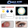 Magic Eye 1 PAIR / 2 PCS Caramel PRO Contact Lens Natural Look For Dark Eyes!