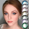 Magic Eye 1 PAIR / 2 PCS Water Drop Contact Lens Doll Eye Effect For Dark Eyes!