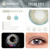 Magic Eye 1 PAIR / 2 PCS DNA Taylor Contact Lens Doll Eye Effect For Dark Eyes!